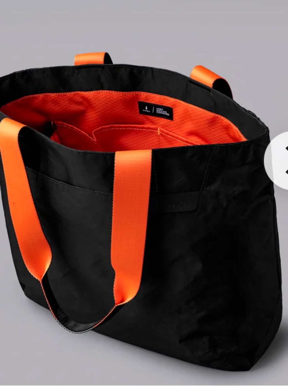 NWT ALPAKA ELEMENTS TOTE in Black Knight - Picture 6 of 9